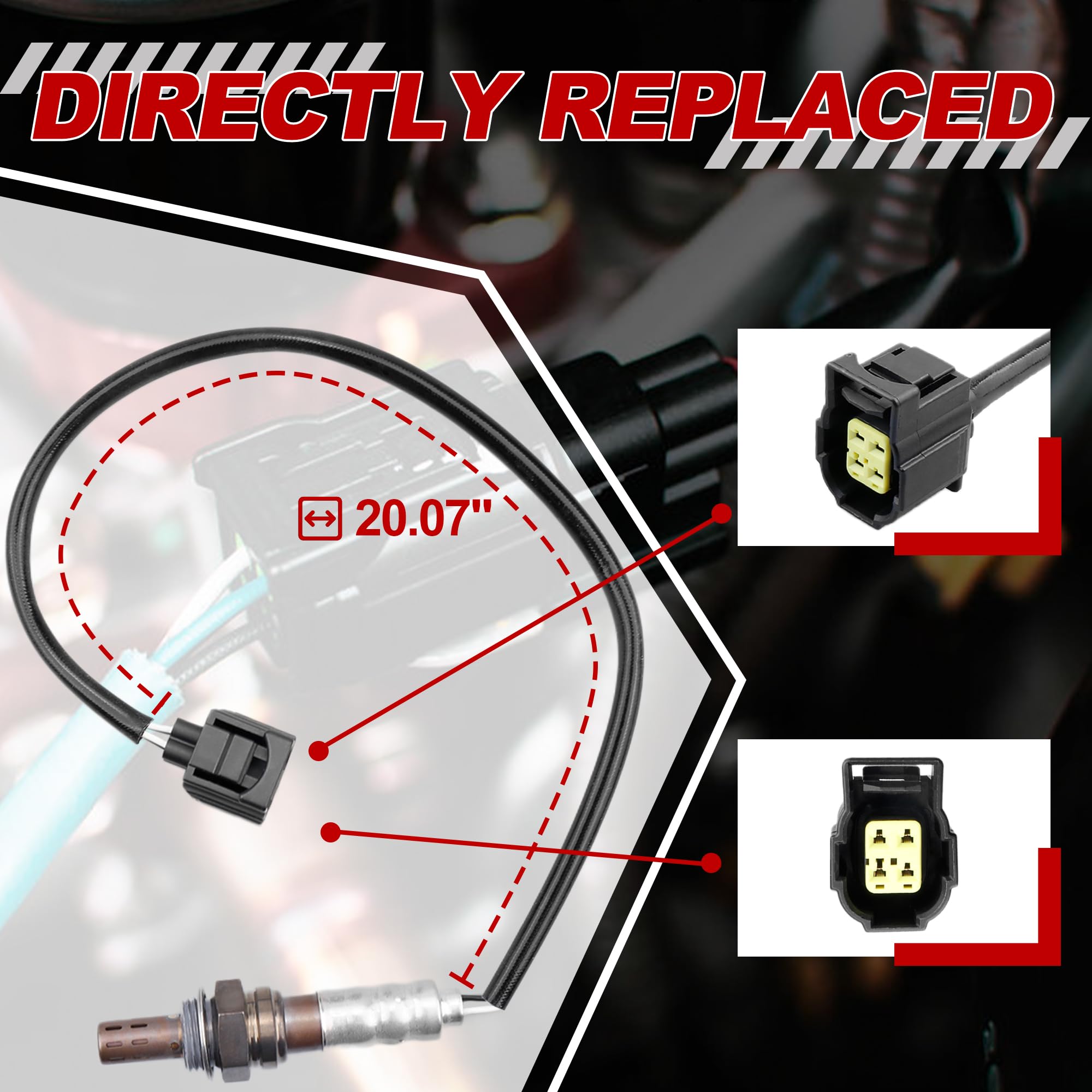 UNITHUB Oxygen Sensor Upstream Downstream 234-4587 15510 Compatible for Chrysler 300 Town Country Dodge Dakota Durango Charger J